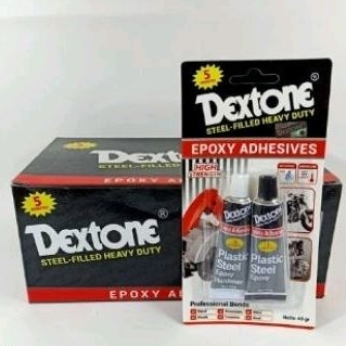 Dextone 5 menit ORIGINAL / Lem Dextone TERMURAH / Lem Dextone besi / Lem dextone kayu / lem Dextone hitam putih / lem dextone cepat kering