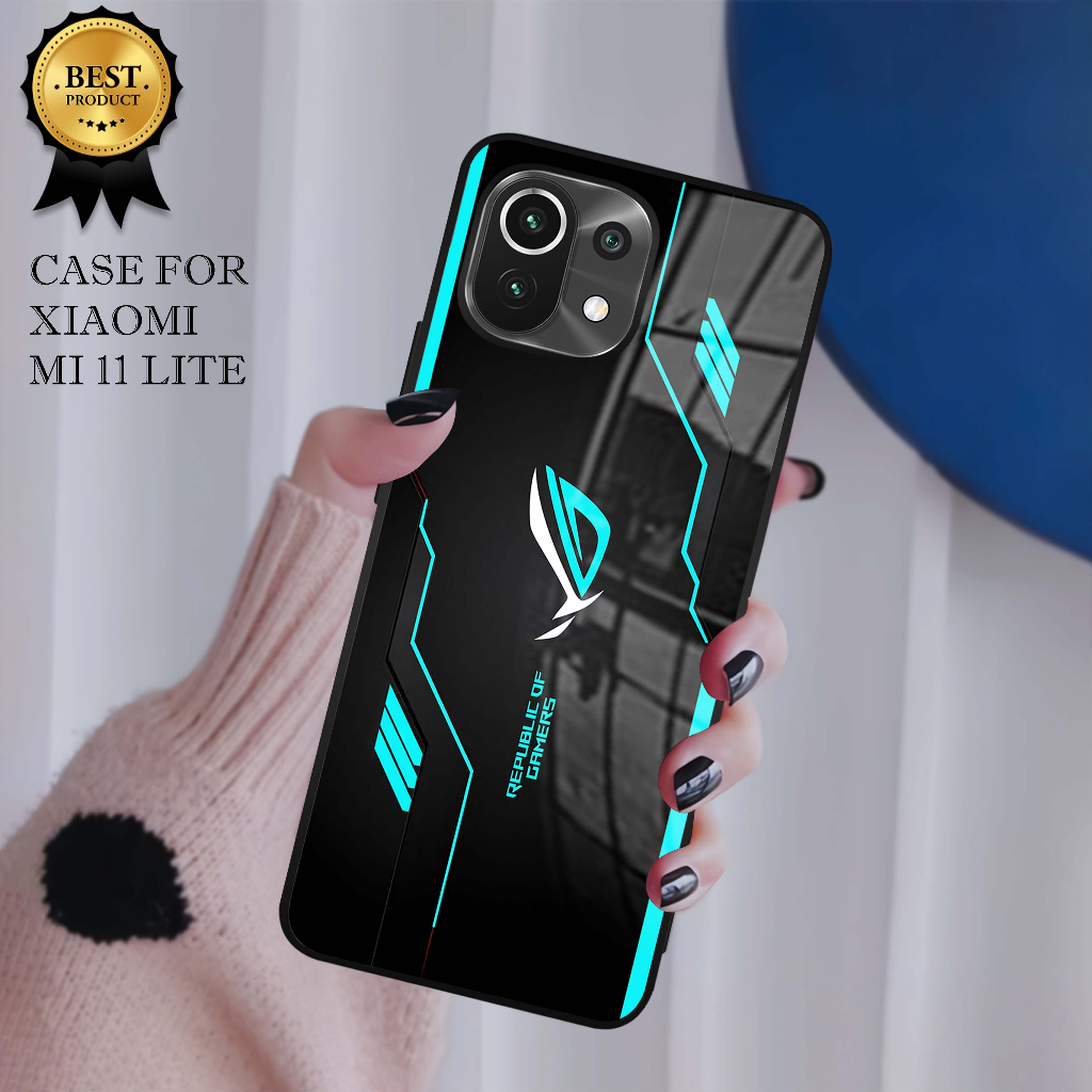 Case Kilau [MC10] Xiaomi Mi 11 Lite | Casing Hp xiaomi Mi 11 Lite Pic HD | Motif Rog Neon | Maro_Fas