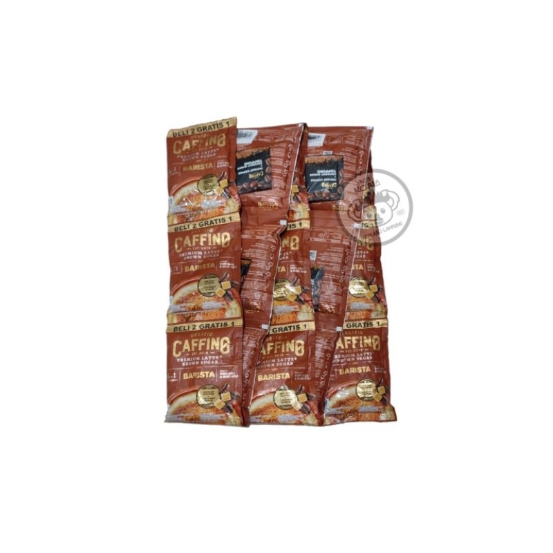 

Caffino barista brown sugar renteng 25 gr 15 sachet