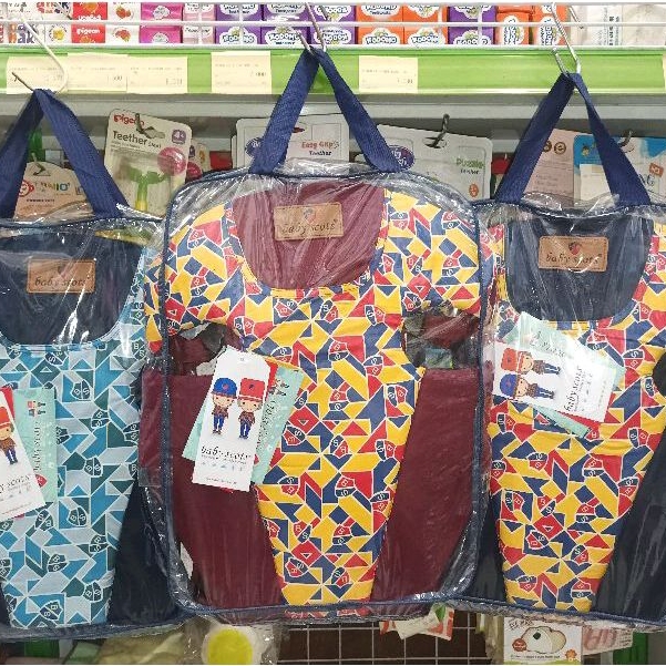 nadiva baru BABY SCOTS BABY CARRIER BSG 6101 HIPSEAT MOSAIC GENDONG DEPAN BAYI