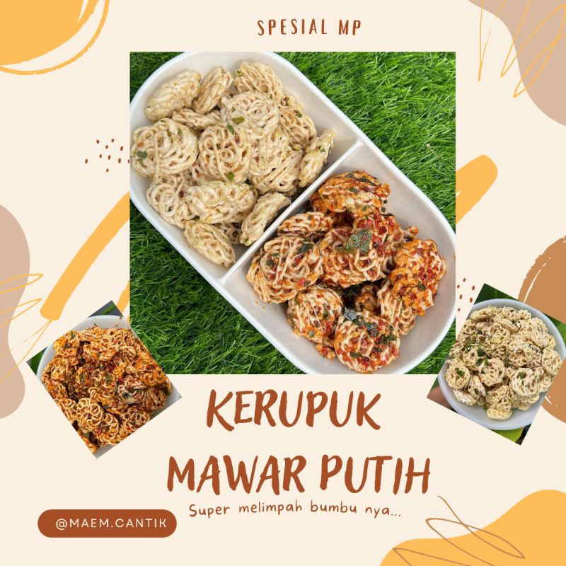 

Kerupuk Mawar Putih Khas Mamang Rafael