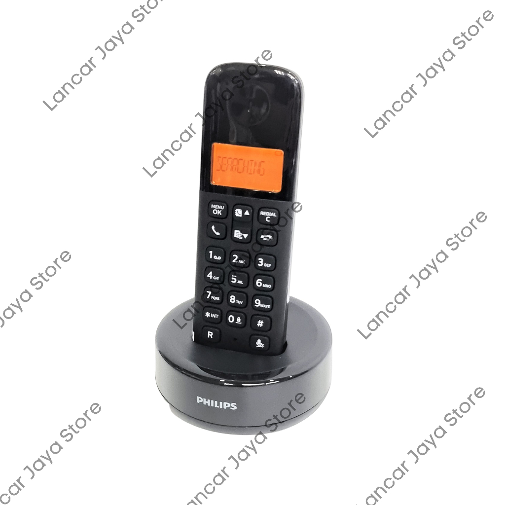 Telepon Rumah Philips D160 Telepon Wireless Philips D-160 (Hitam)