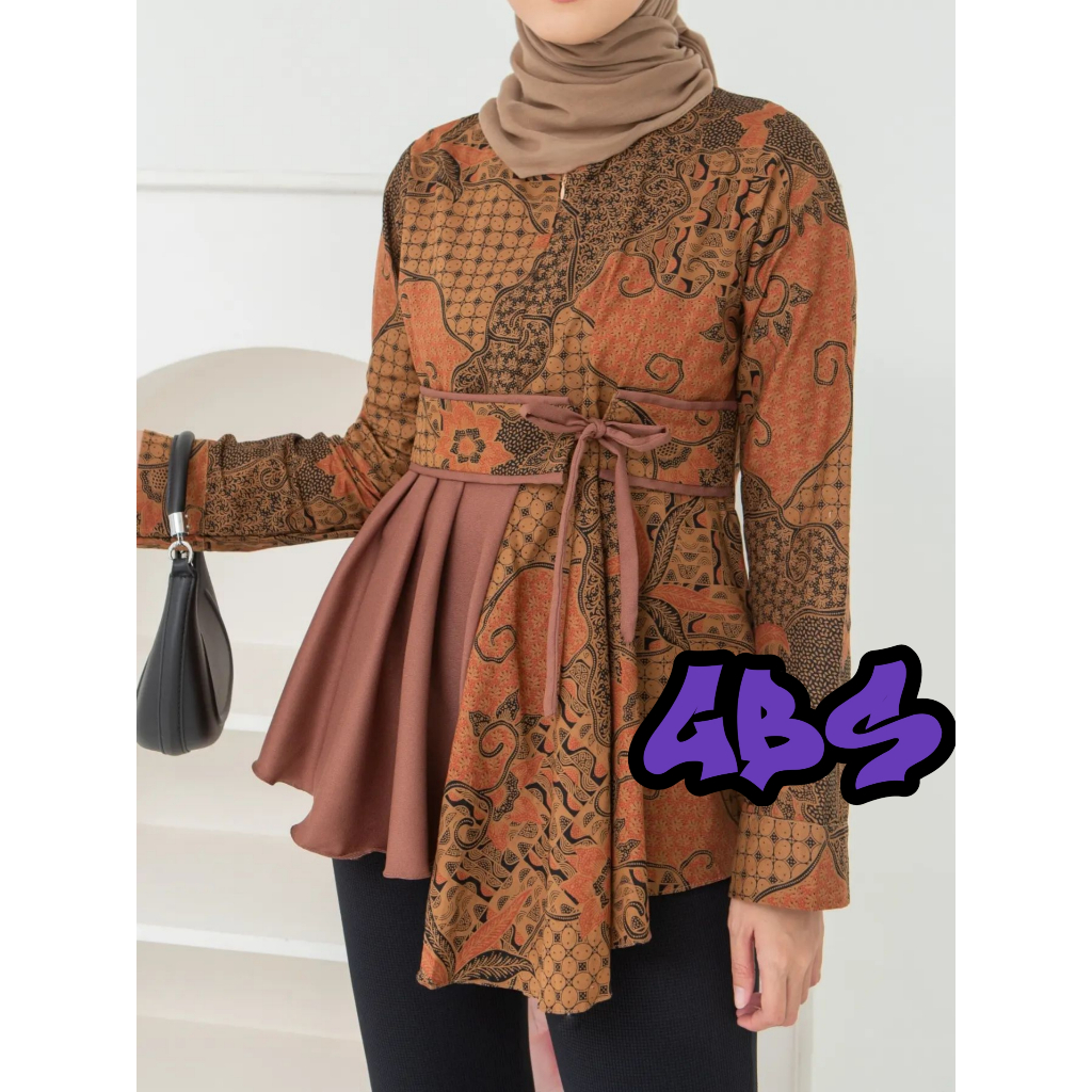 BAJU BATIK WANITA MODERN MONALISA GENES asli PEKALONGAN