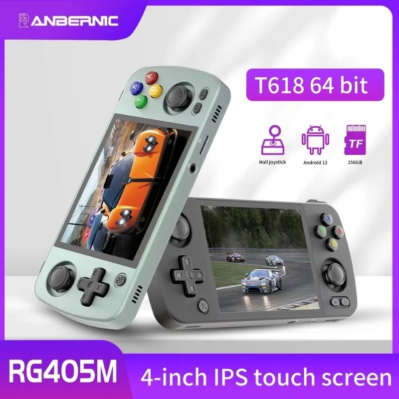 ANBERNIC RG405M Handheld Game Console 4 inch IPS Touch Screen