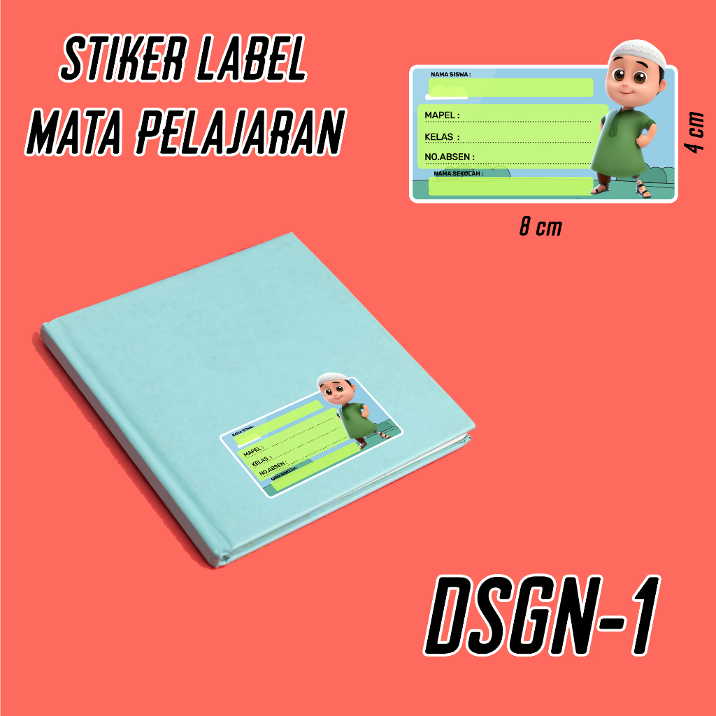 

Stiker Label Mata Pelajaran Nusa Rara | 20 pcs