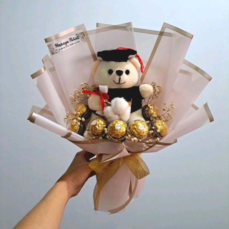 Buket wisuda ferrero buket wisuda coklat