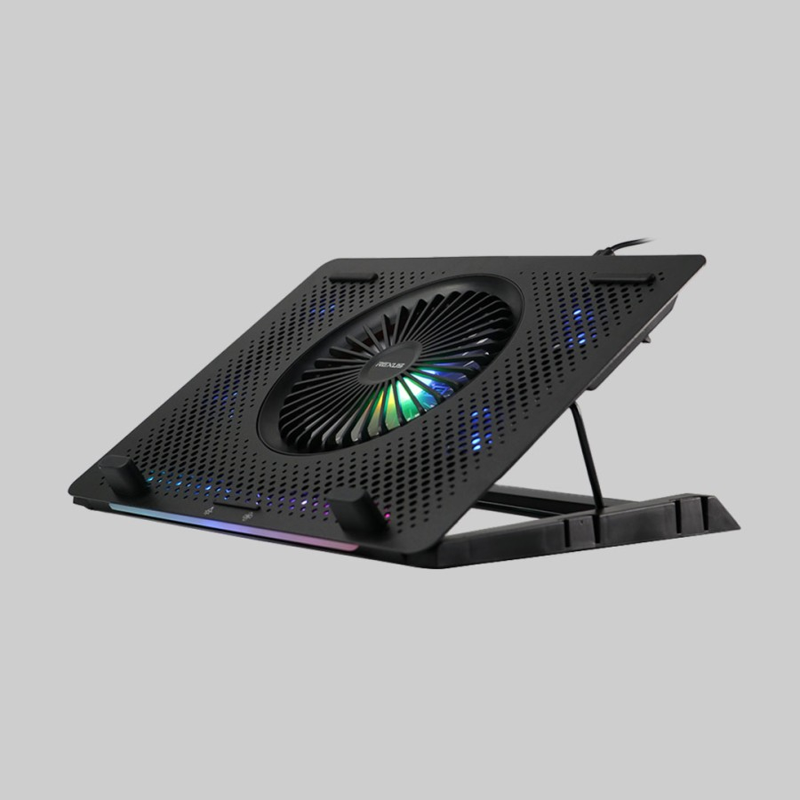 Rexus Cooling Pad / Coolingpad Breeze B150 5 Fan With RGB