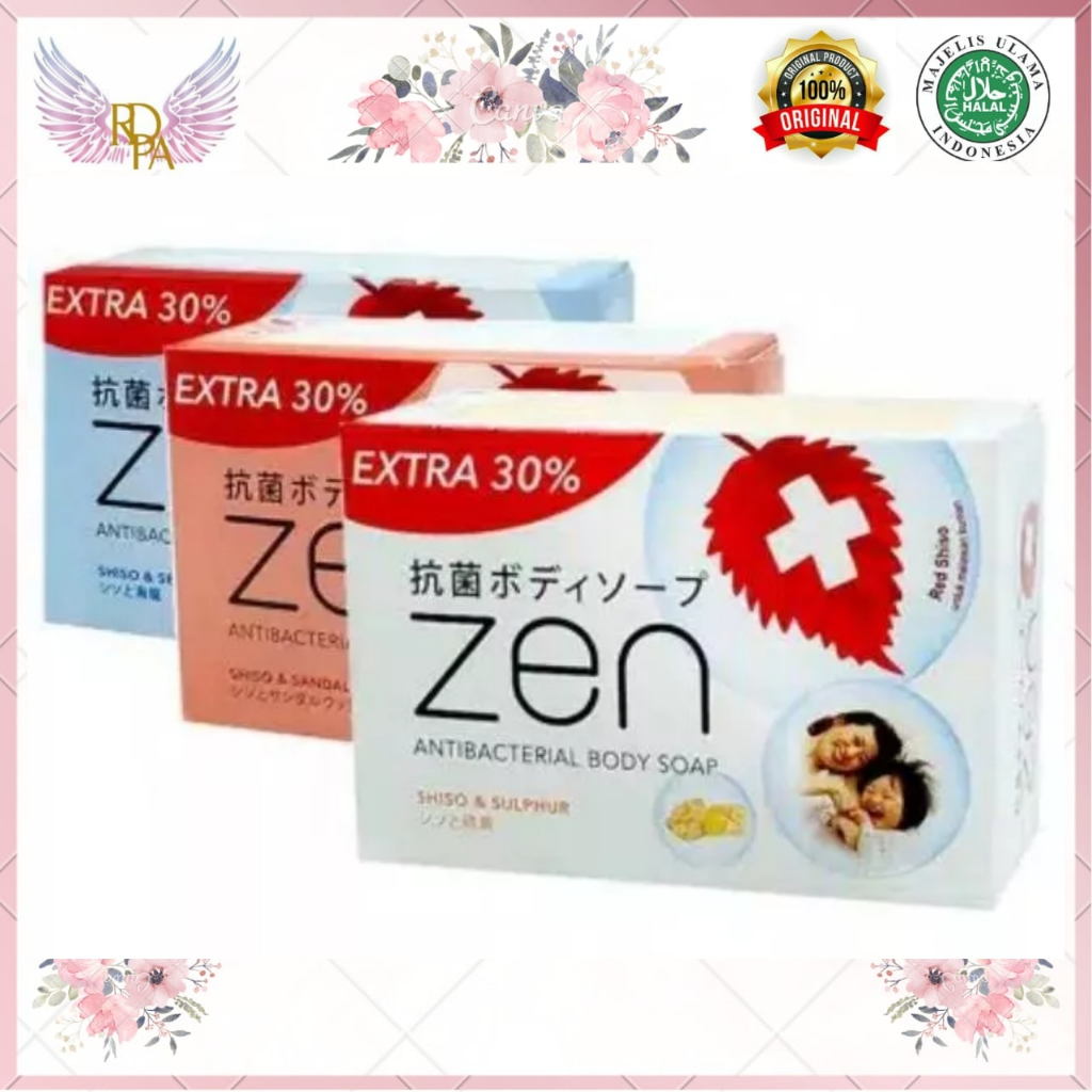 Sabun Zen+. Zen Bar Soap. Sabun Mandi Zen. Sabun Zen Batang