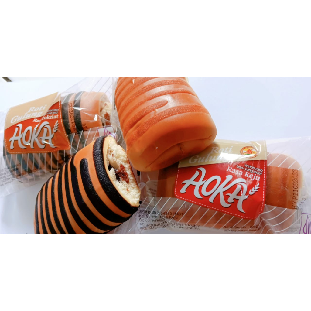 Roti AOKA Gulung - Varian Rasa