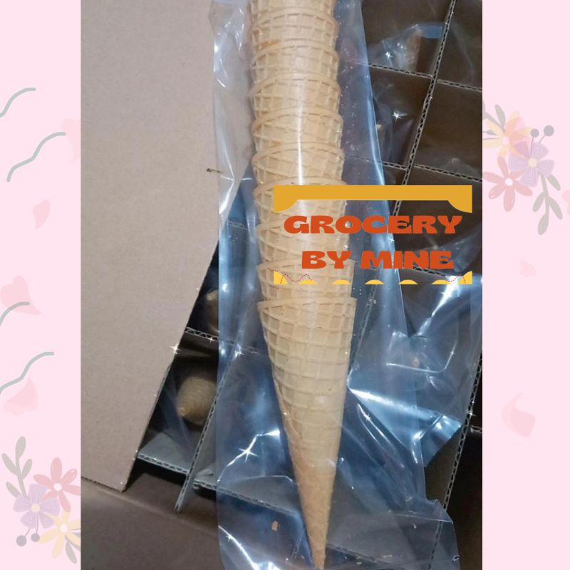 

QH Cone MIXUE Waffle Cornello isi 250pcs WAFFER ICE CREAM CORNELLO KERUCUT