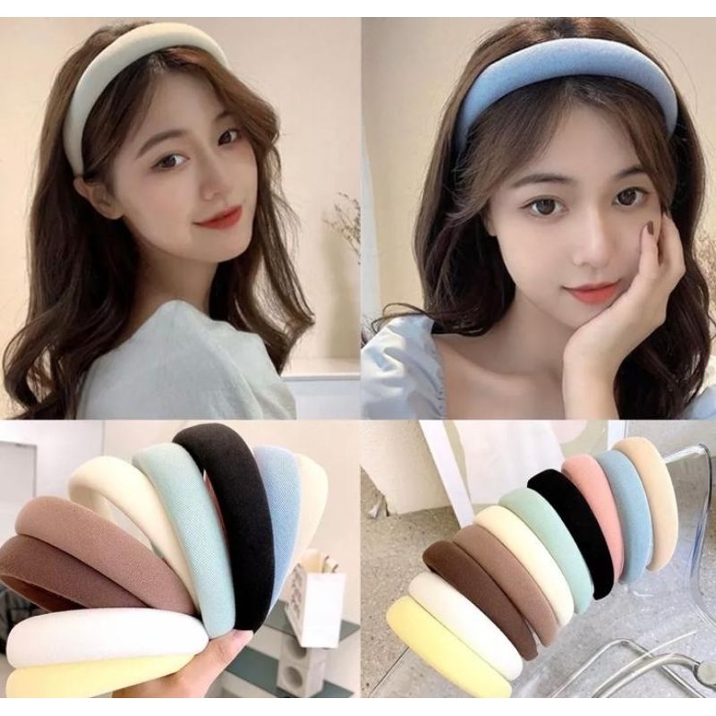 BANDO CLOUD HEADBAND KOREA BANDANA TEBAL PREMIUM QUALITY BANDO WARNA AWAN BANDO NAGITA BANDO KOREA