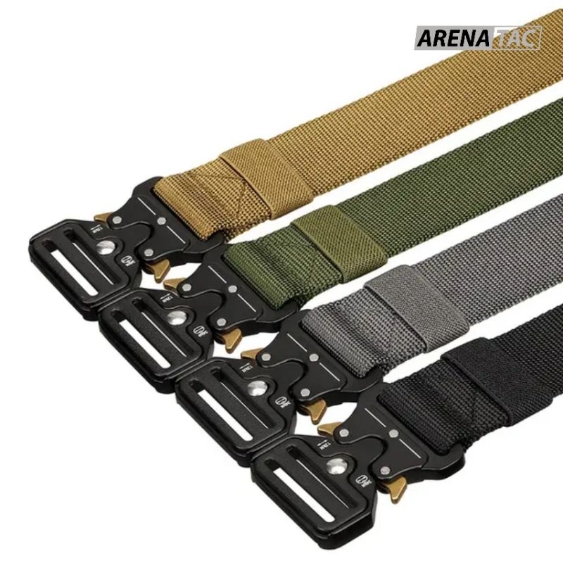 Arena - Ikat pinggang nylon canvas kepala Besi