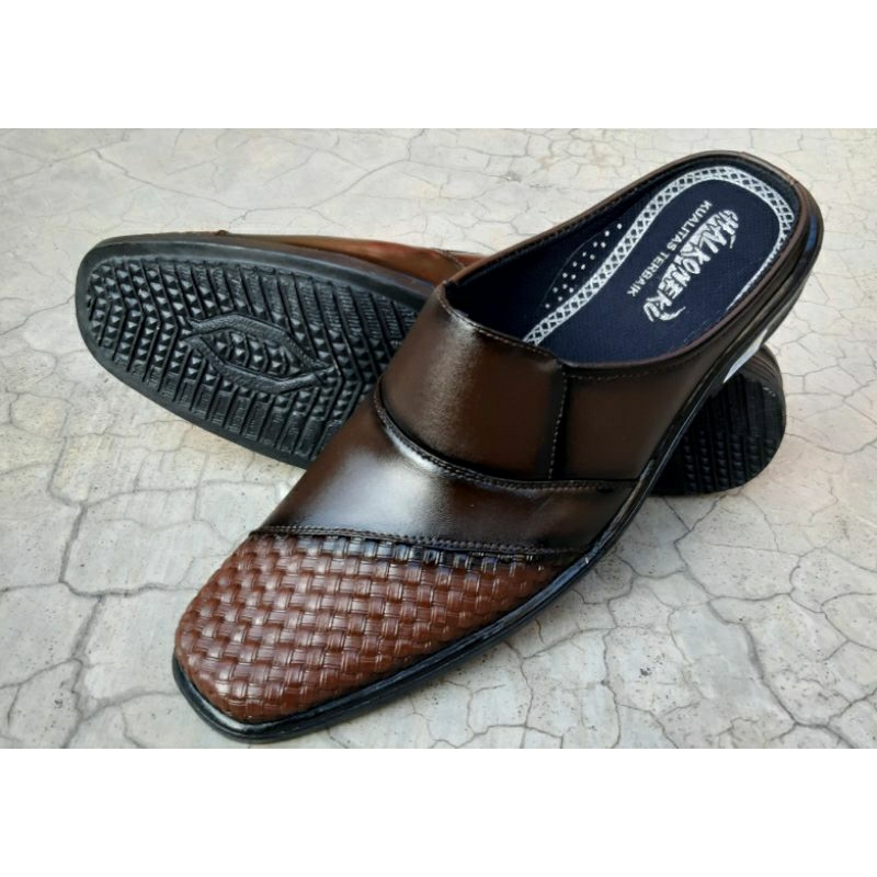 Halkoneku Sandal Selop Formal Bustong Pria