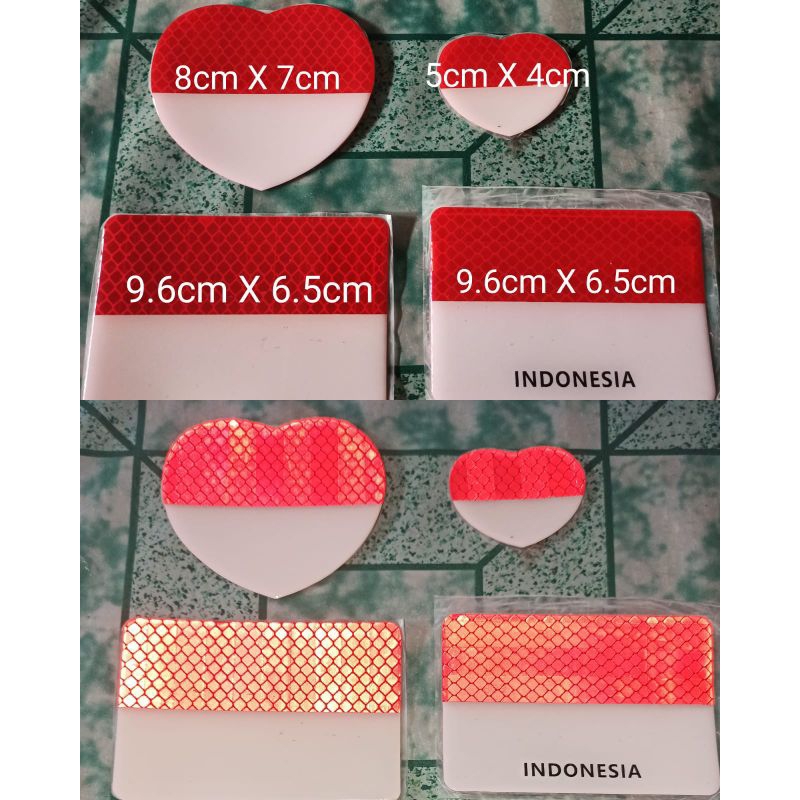 Stiker Reflektor Menyalah/Bercahaya/Terang/Glow in the dark kena pantulan cahaya apa aja