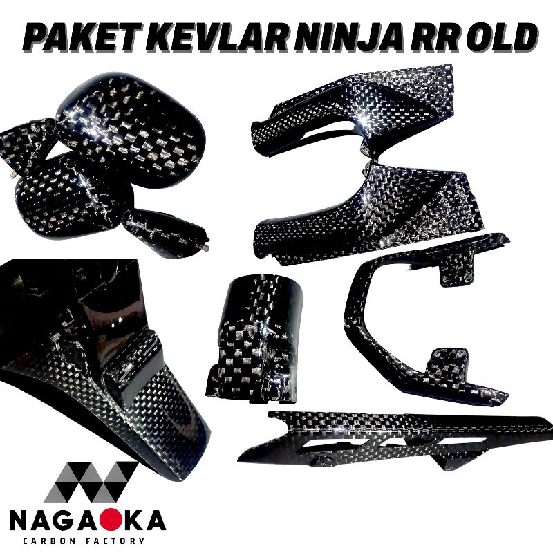 [READY] PAKET KOMPLIT CARBON KEVLAR NINJA RR OLD SPION AIRSCOOP SPAKBOR BELAKANG BEHEL COVER SHOCK B