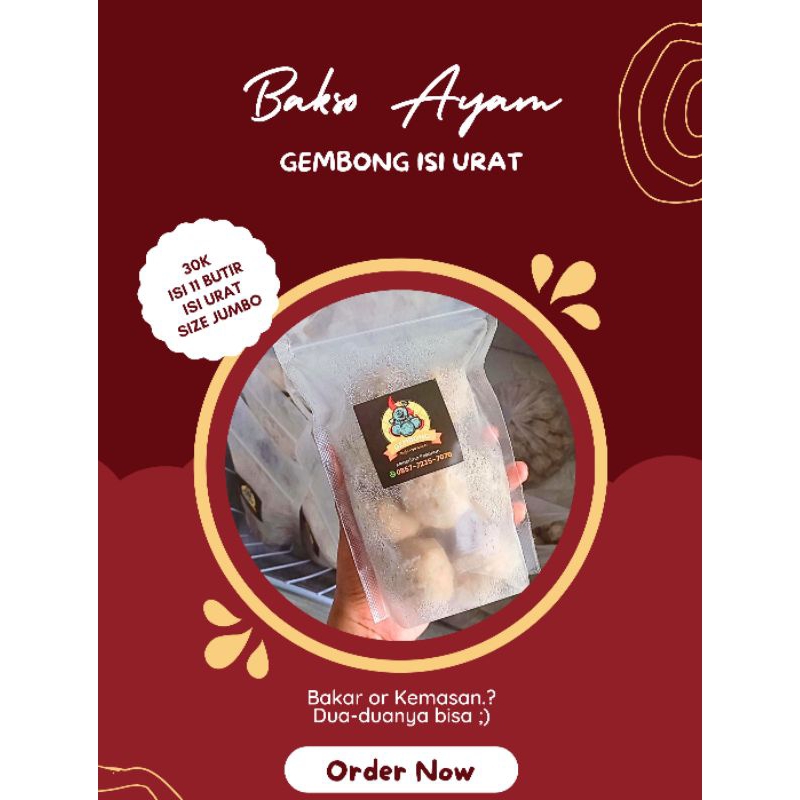 

Bakso Gembong Isi Urat