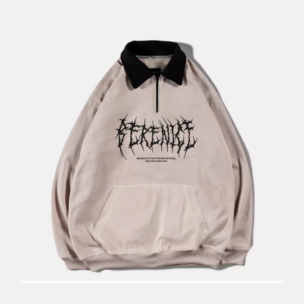 Sweater Rugby | Crewneck Rugby Pria Wanita Cooler Putih Casual Premium Kekinian