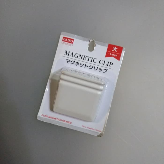 

Daiso Penjepit Kertas Dengan Magnet Ukuran Besar Klip Magnetic Clip - 4.5-5cm