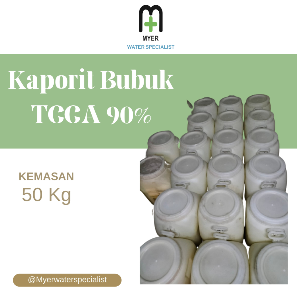 Kaporit Bubuk 90% TCCA Powder Kaporit Powder 50 kg