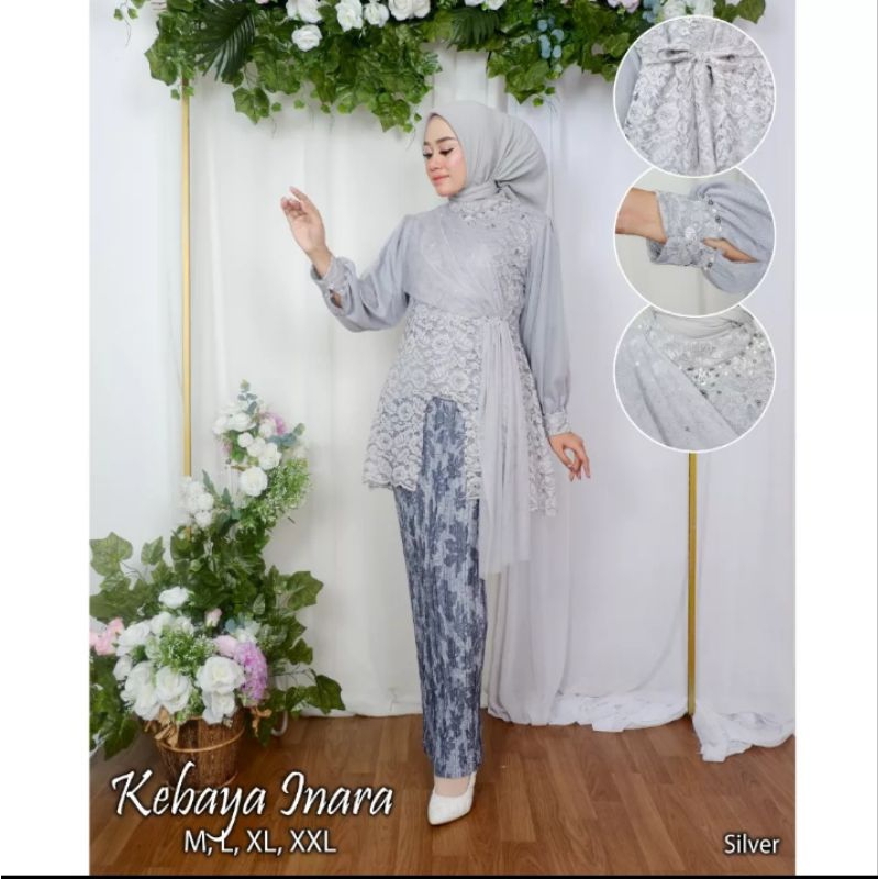 SETELAN KEBAYA PREMIUM//SETELAN KEBAYA BRUKAT MODERN//SETELAN KEBAYA TERLARIS