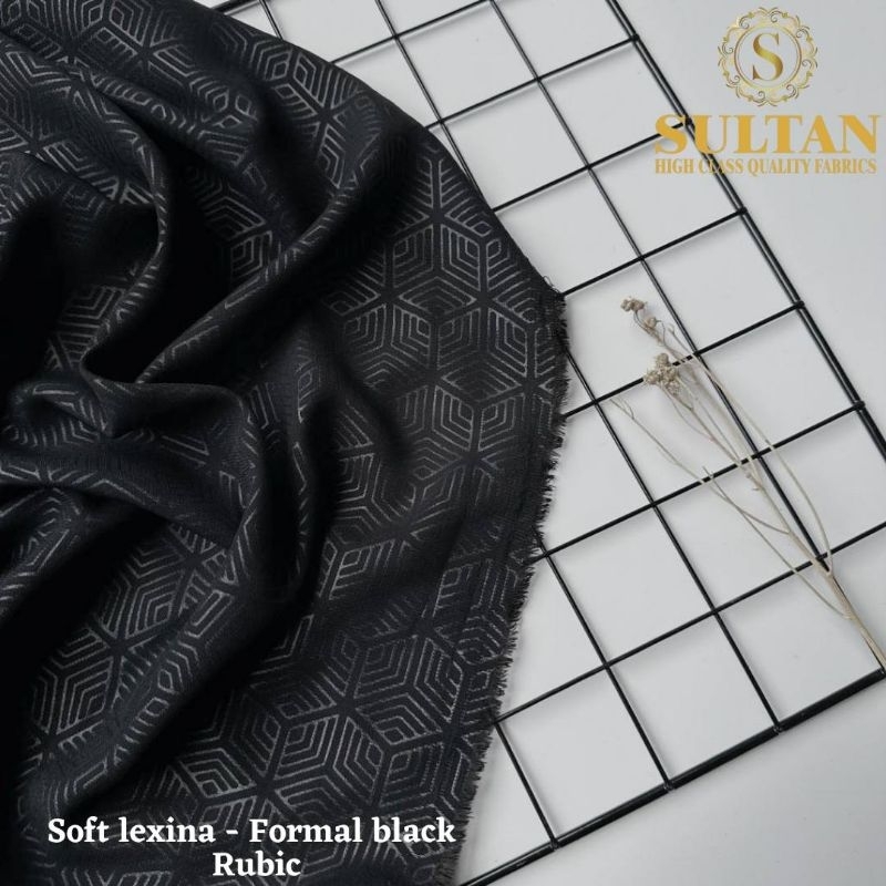 Soft Lexus Formal Black Emboss Banyak Motif