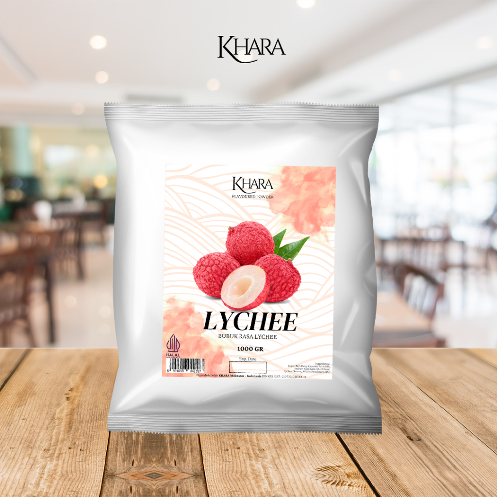 

Bubuk Minuman Rasa Lychee 1kg - Khara Lychee Flavoured Powder