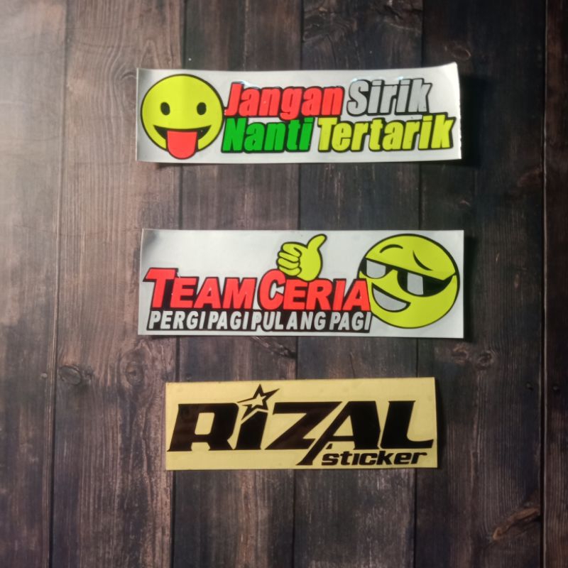 sticker team ceria cutting sticker