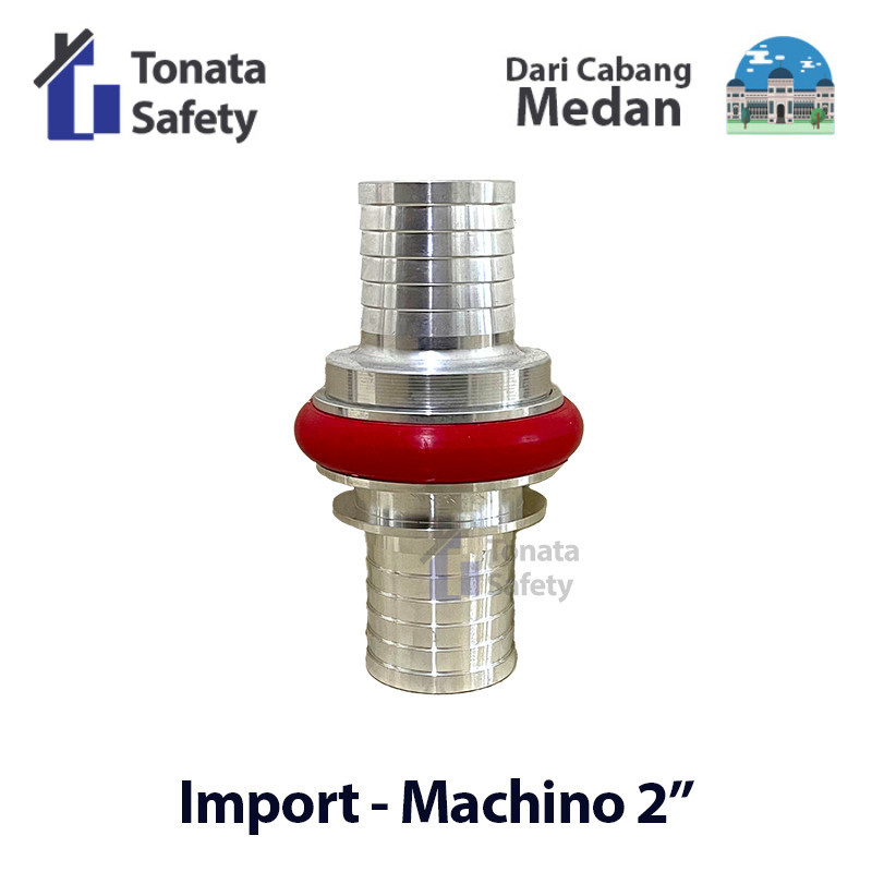 Coupling Machino Alumunium 2"