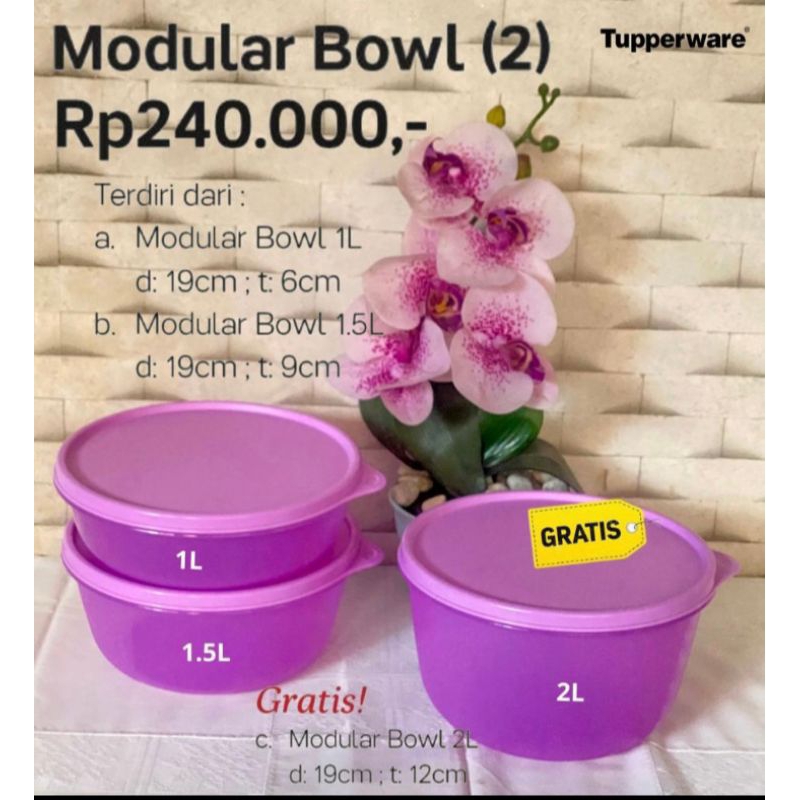 Tupperware promo ungu