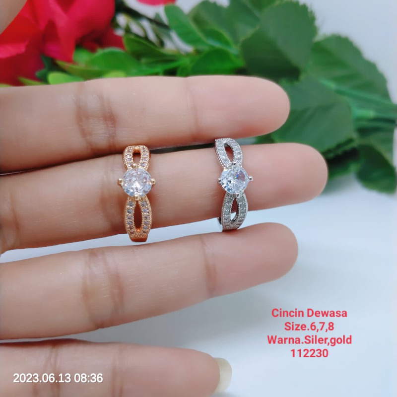 Cincin Perhiasan Aksesoris Lapis Emas Titanium Tembaga Xuping Terlaris Termurah