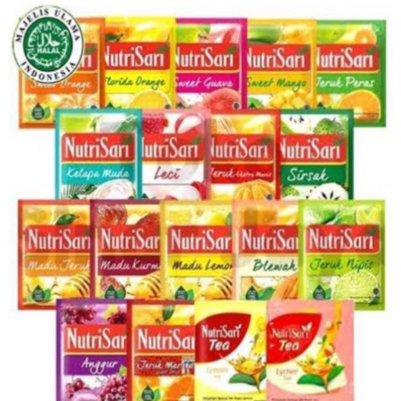 

NUTRISARI Minuman Serbuk (1renceng isi 10sachet)