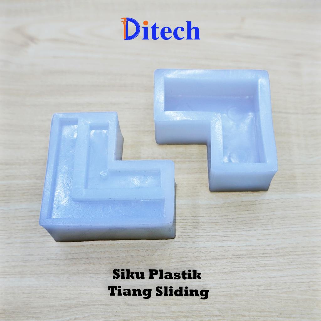 ✅Siku Plastik Tiang Sliding Hollow Aluminium - siku spigot aluminium