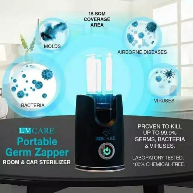 SECOND UVCARE PORTABLE ROOM STERILIZER UV CARE ROOM ZAPPER ALAT STERIL RUANGAN