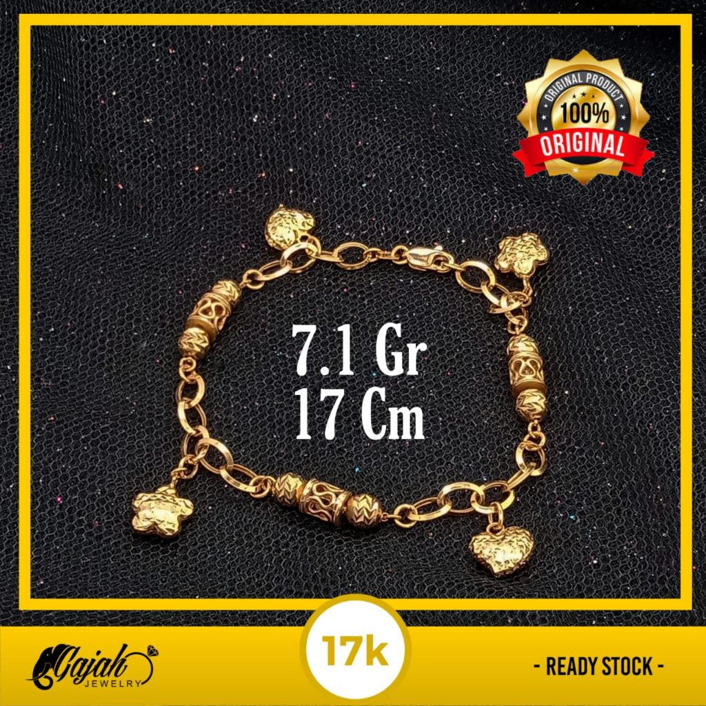 Gelang Emas 17K - 7.1 Gr Kadar 750 - 5283