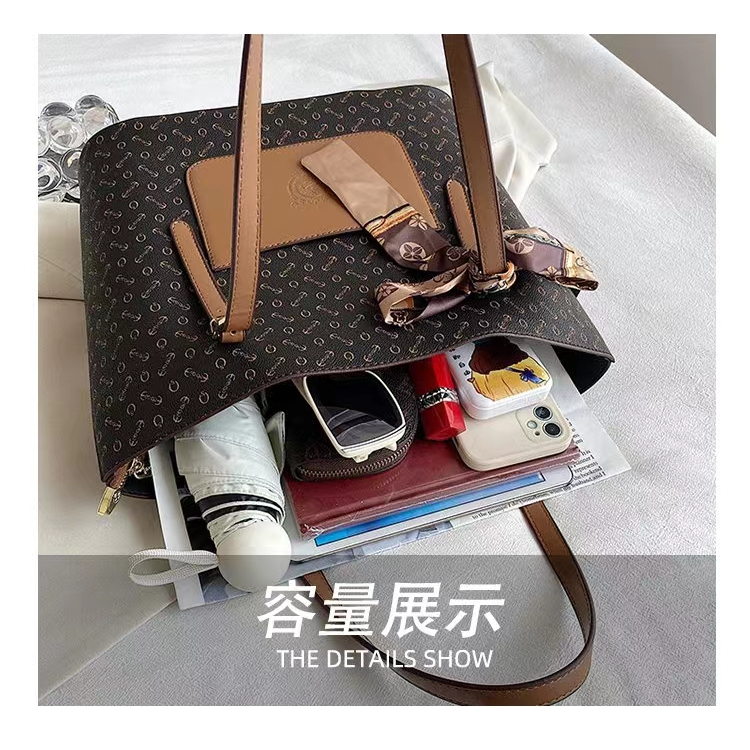 BJ32221 - BROWN/KHAKI TAS SLEMPANG JINJING TOTEBAG HANDBAG TAS WANITA FASHION IMPORT MODIS ELEGAN TERMURAH TERLARIS TERBARU BAGSTORE JAKARTA TAS BATAM  LT2221