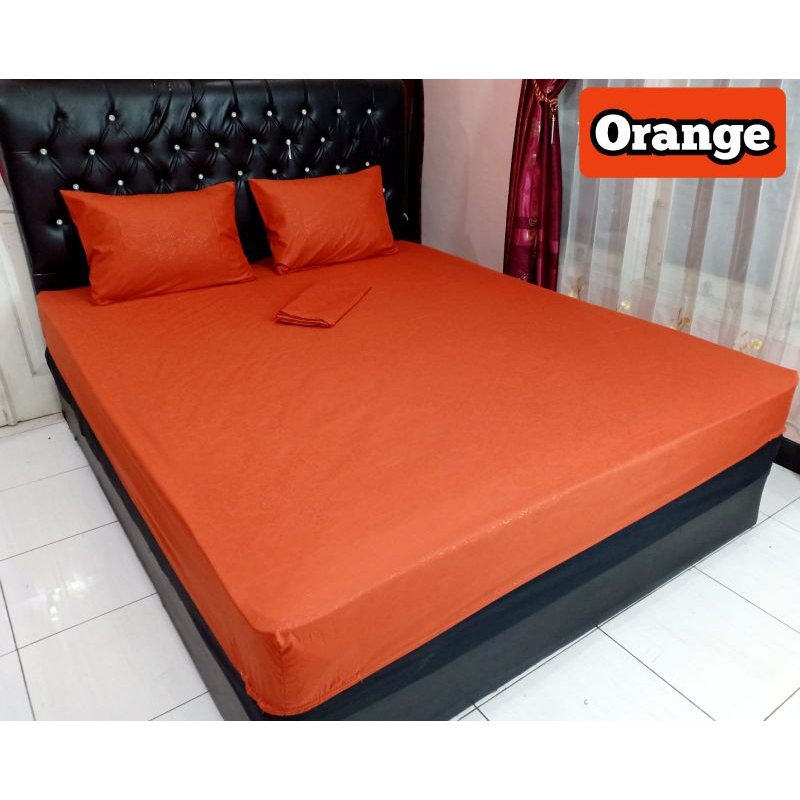 D SPREI POLOS EMBOS UKUR 180X200X20 HOMEMADE MURAH