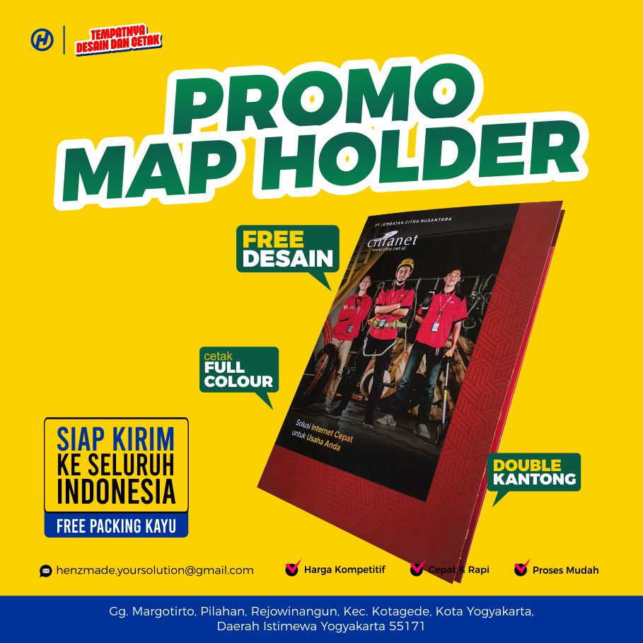 

MAP HOLDER SEKOLAH DAN PERUSAHAAN F4 CUSTOM DESAIN FULLCOLOUR 2 SISI