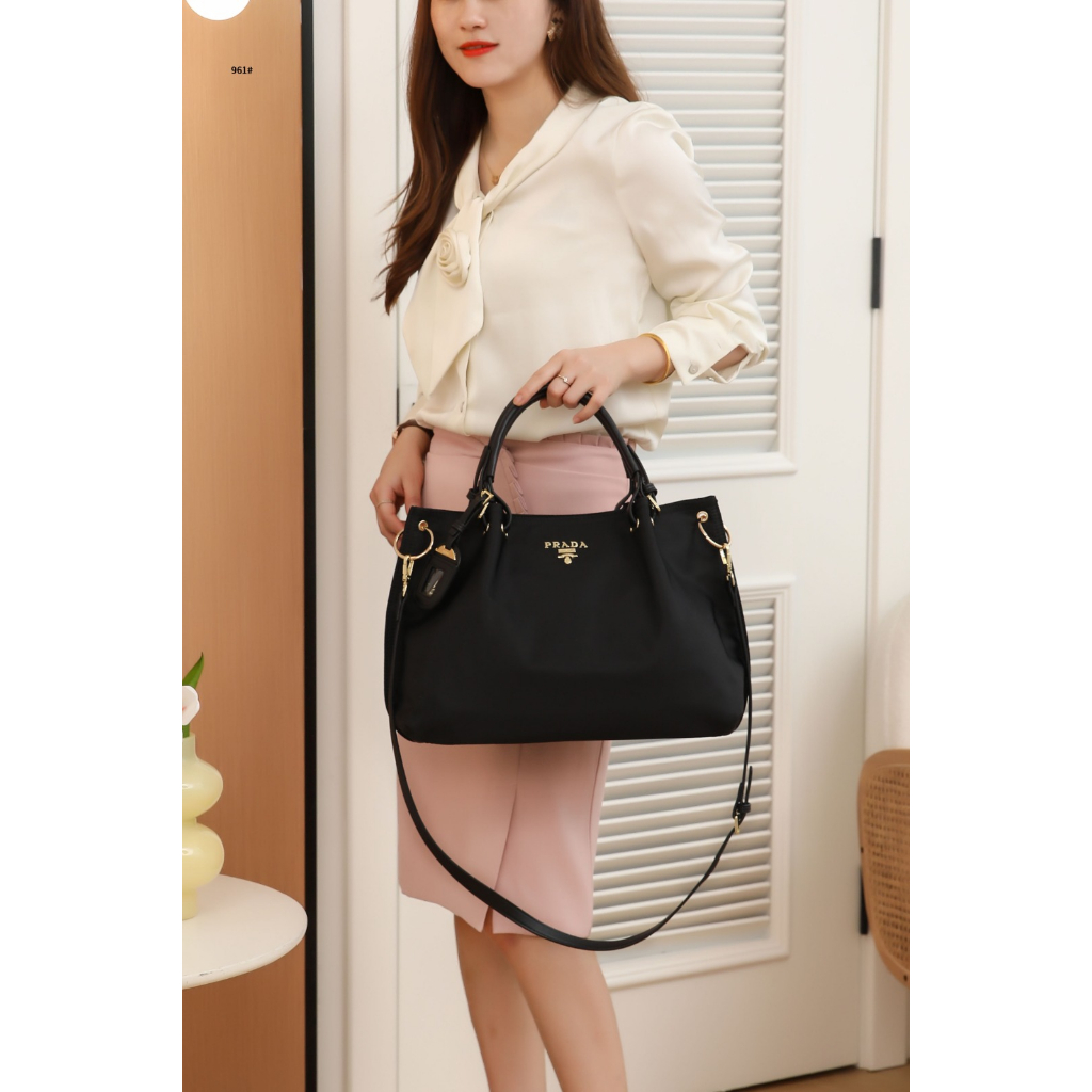 P 961 Nylon Cevro Shoulder Bag With SlingBag