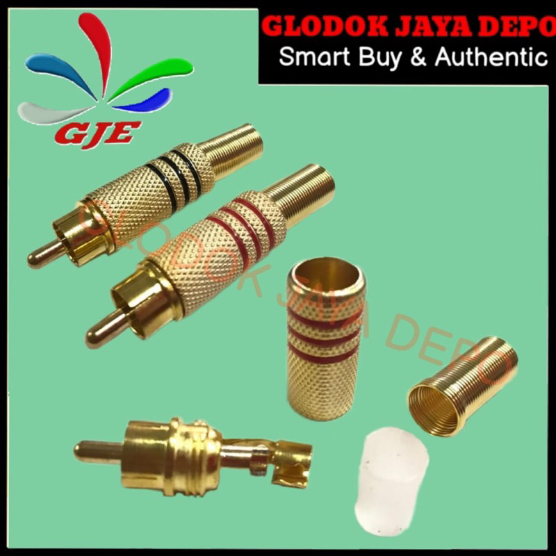 JACK JEK RCA GOLD EMAS 1SET