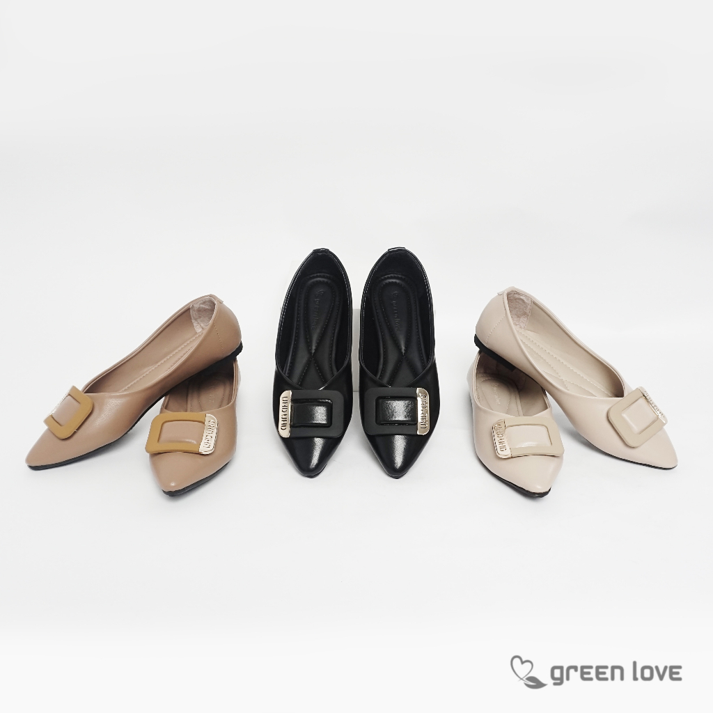 Green Love Sepatu Flat Wanita MELISSA