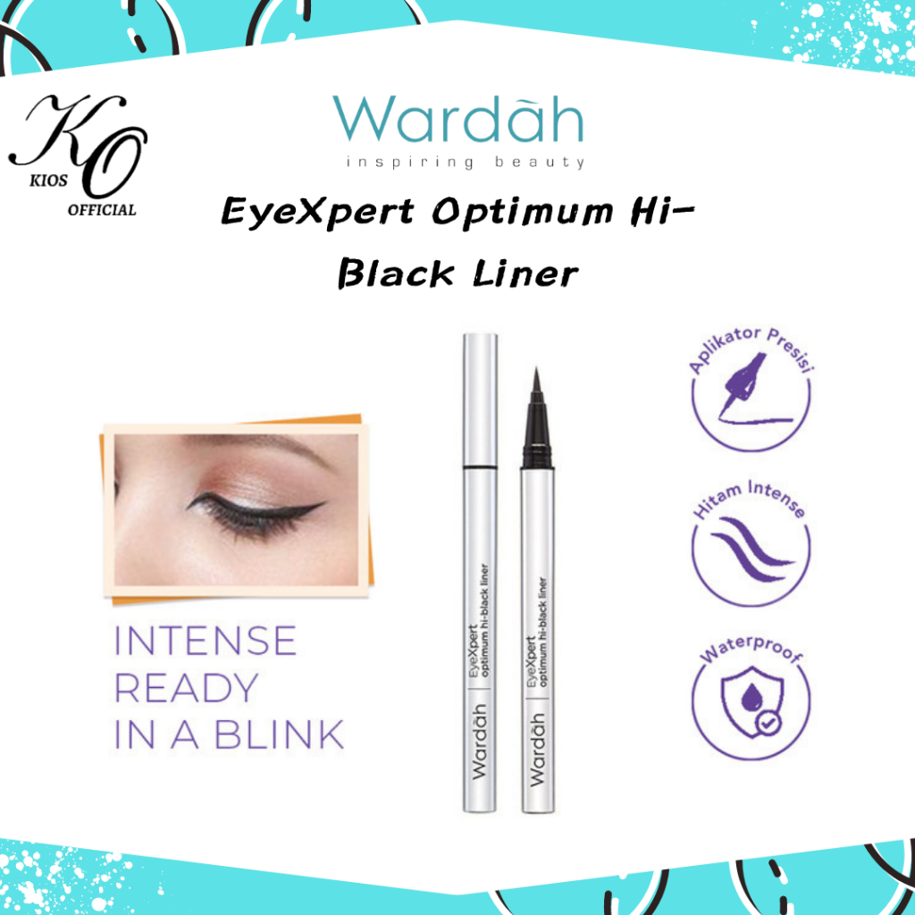 Wardah Eyexpert Optimum Hi Black Liner 1g | Eyeliner