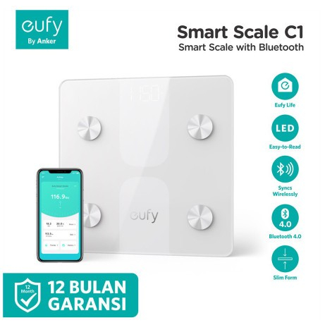 Eufy C1 Timbangan Badan Digital Pintar Smart Scale - T9146