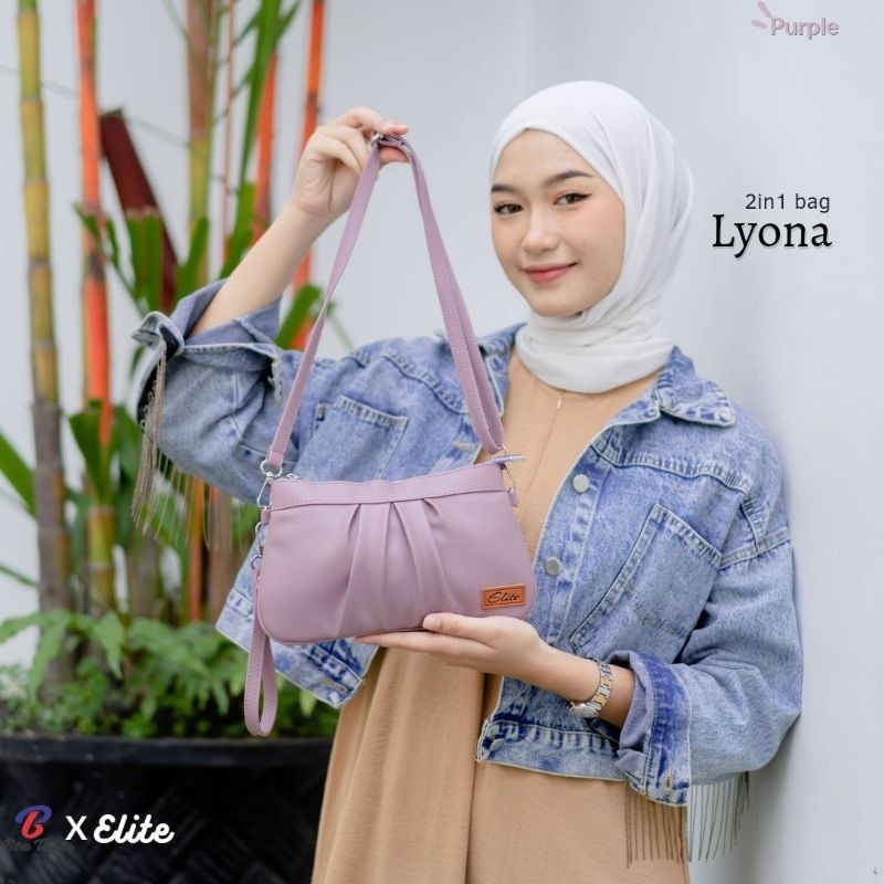 LYONA BY ELITE BIRU TSABITA BAHAN CHOCOLY TAS WANITA MURAH