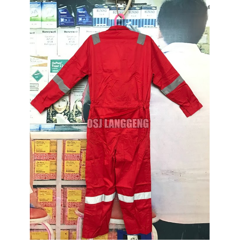 Wearpack Coverall Warna Hijau Bahan American Drill / Wearpack Safety American Drill