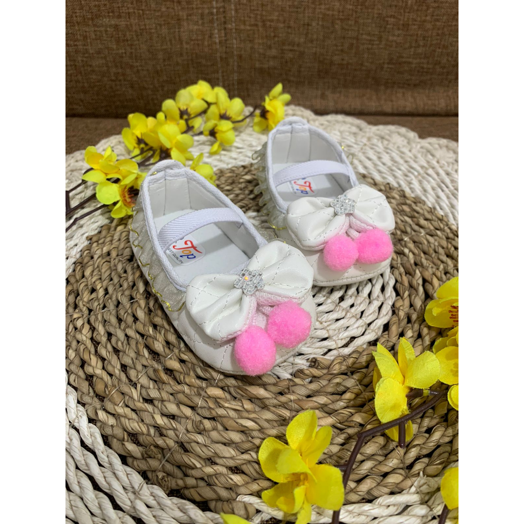 SEPATU PREWALKER BABY BAYI PESTA ANAK PEREMPUAN 0-12 BULAN FP15