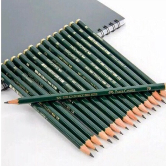 

Faber Castell 2B/7B/8B/HB/6B/2H/5H/4H/6H/H/3B/3H (12Pcs)