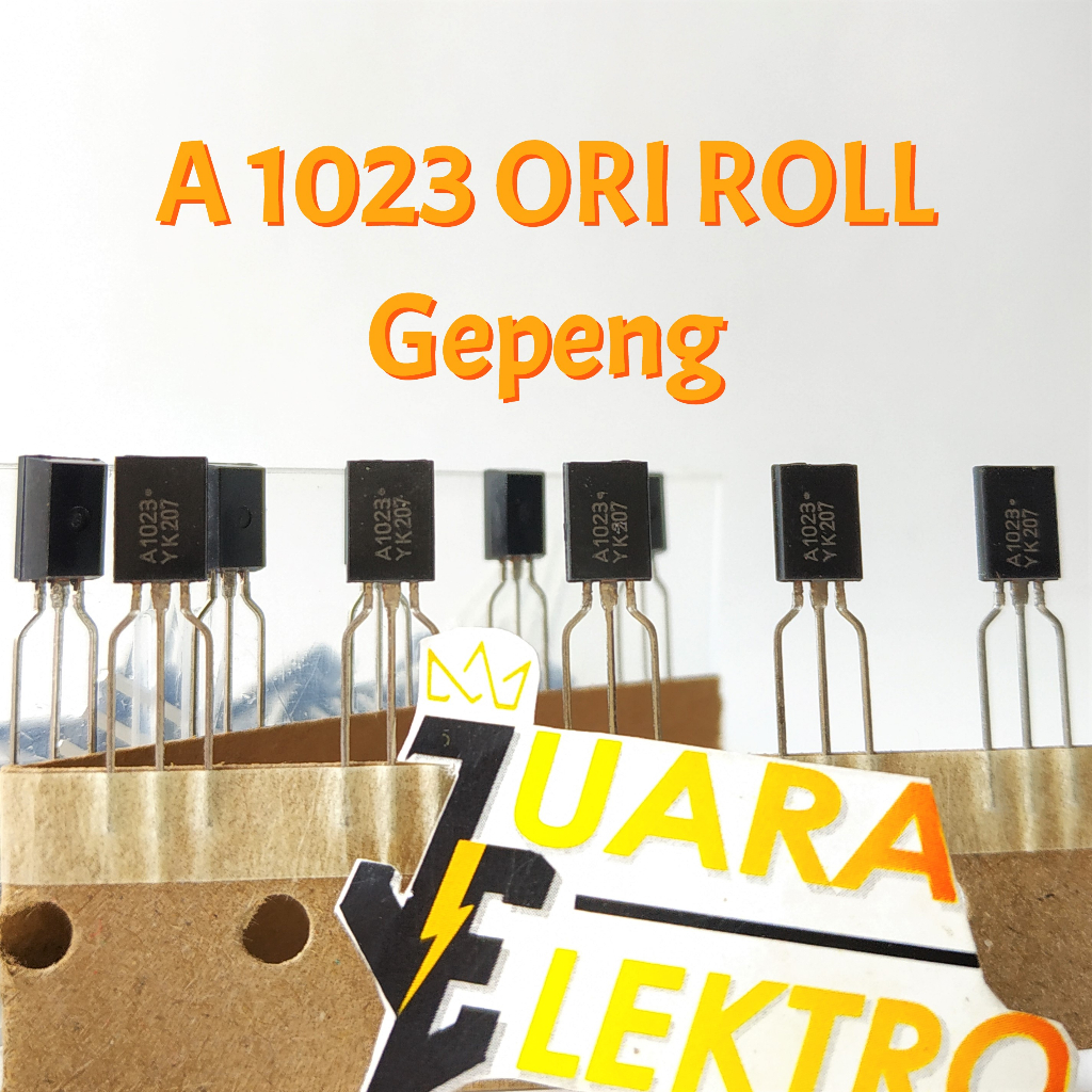 Transistor A 1023 ORI ROLL BODY GEPENG | Transistor (TR) A1023 ASLI ROLL