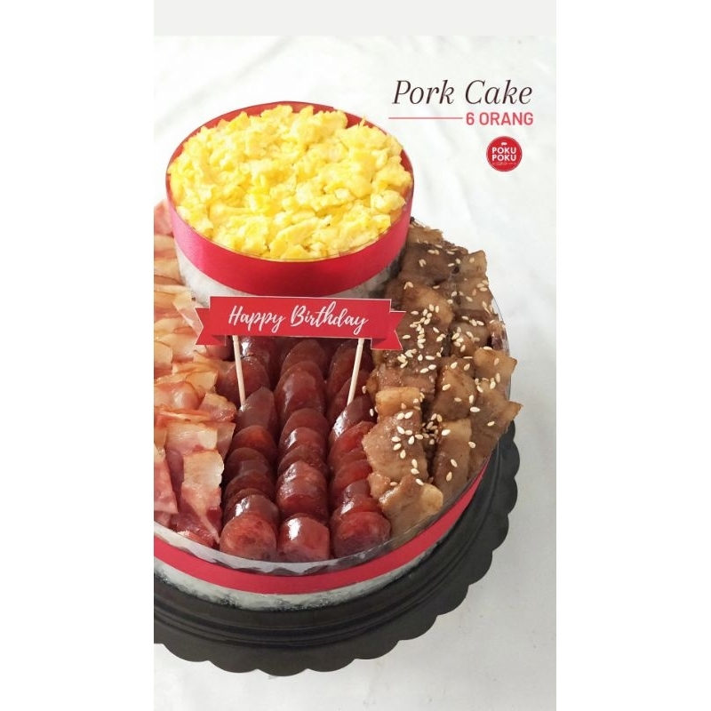 

PORK CAKE 6 orang by POKU POKU - Food Hampers Birthday Anniversary Hadiah