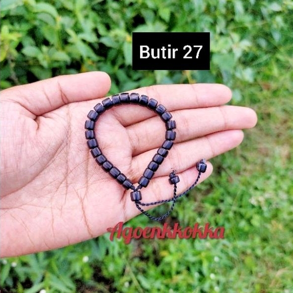 Gelang marjan 27 SD Hitam kokka kaukah