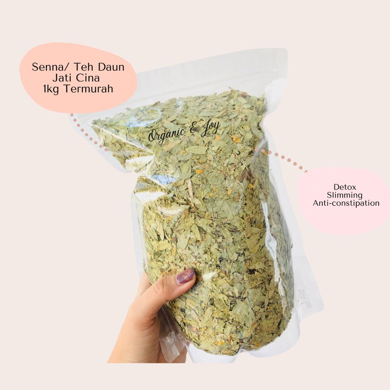 1Kg Teh Daun Jati Cina/ Senna Alexandrina (Detox,Slimming,Teh Diet)